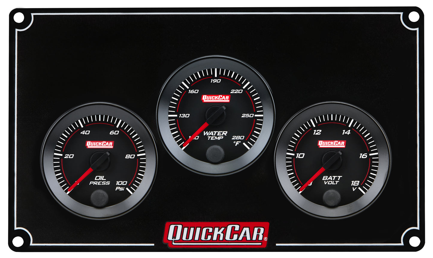 Quickcar Racing Products QRP65-3017 RedLine Panel 2-1/16in OP/WT/VT