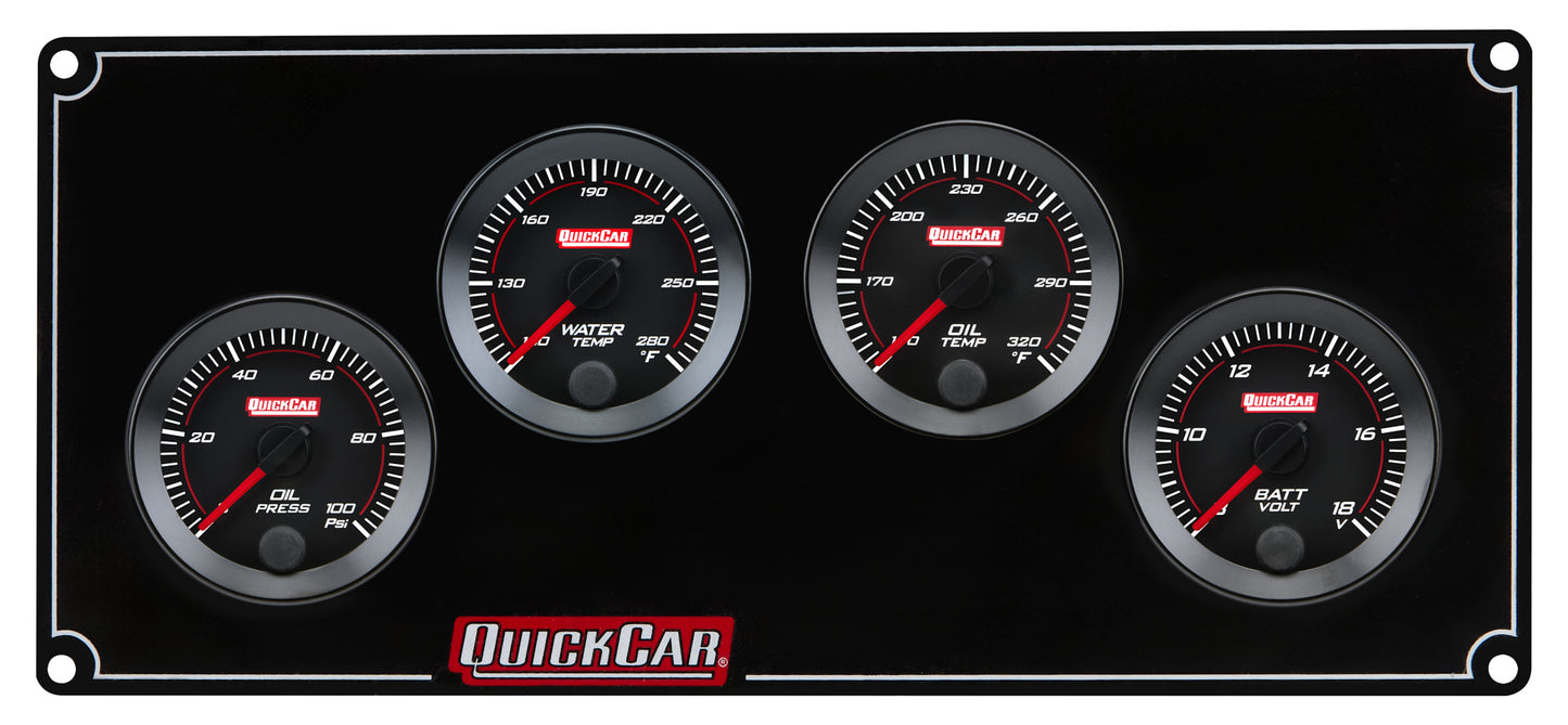 Quickcar Racing Products QRP65-4027 RedLine Panel 2-1/16in OP/WT/OT/VT