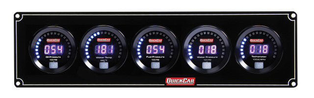 Quickcar Racing Products QRP67-4058 Digital 4-1 Gauge Panel OP/WT/FP100/WP