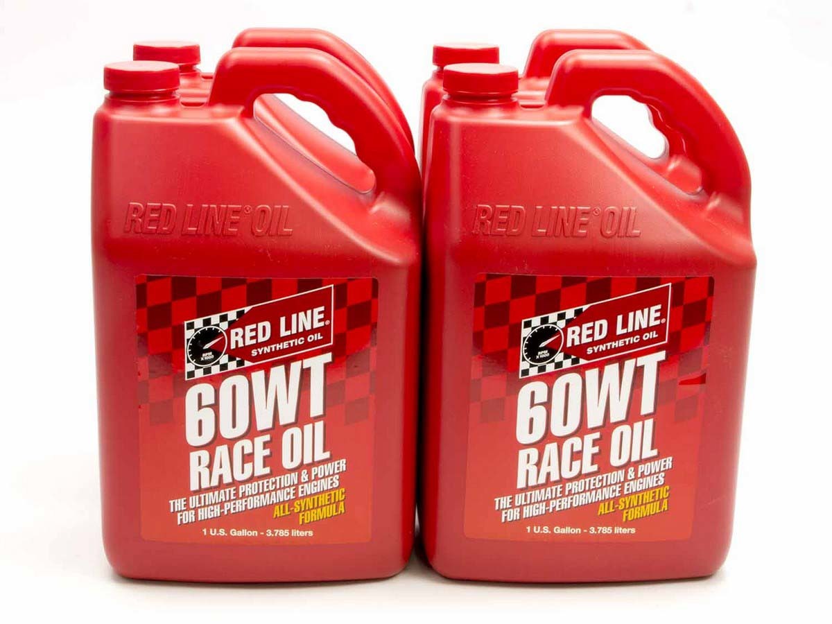 Redline Oil RED10625 60WT Race Oil Case/4-Gal (20W60)