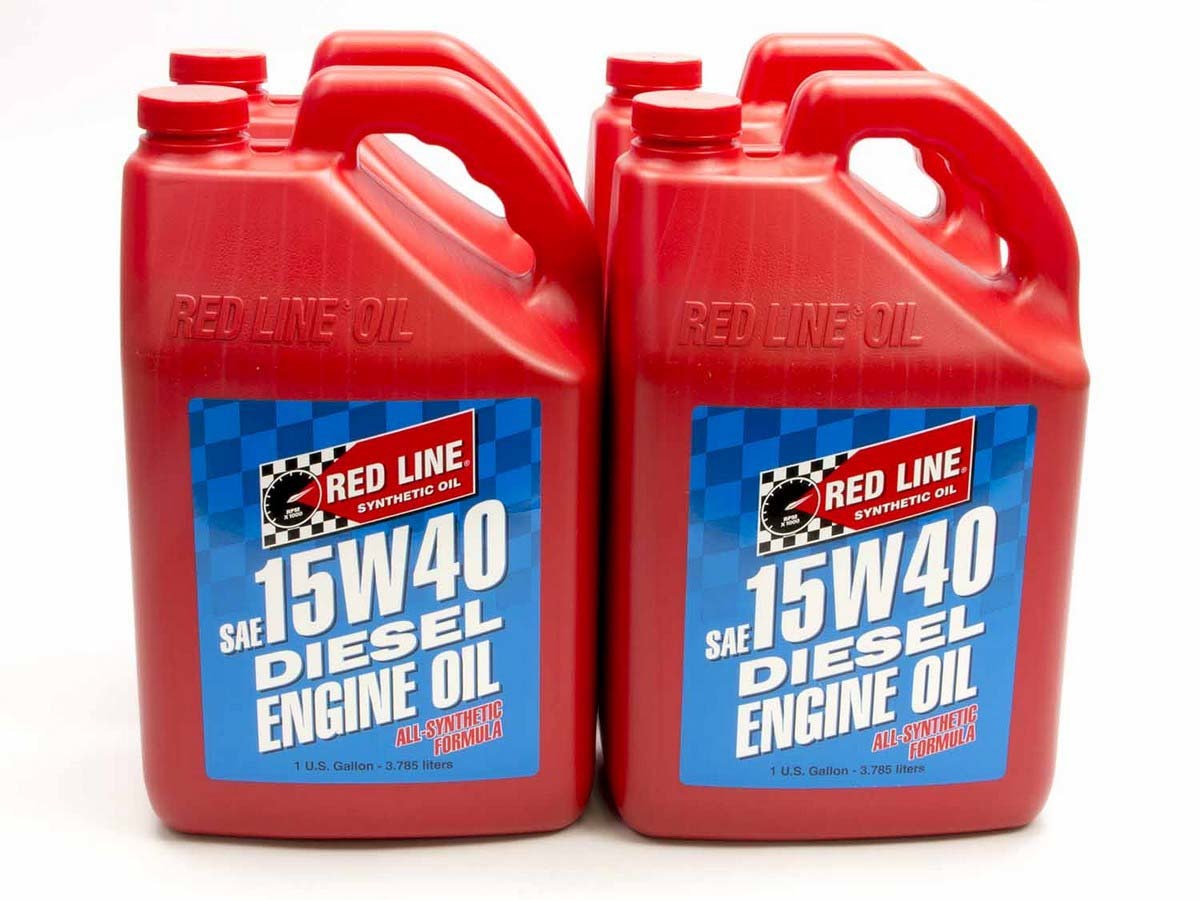 Redline Oil RED21425 15W40 Diesel Oil Case/4- Gal