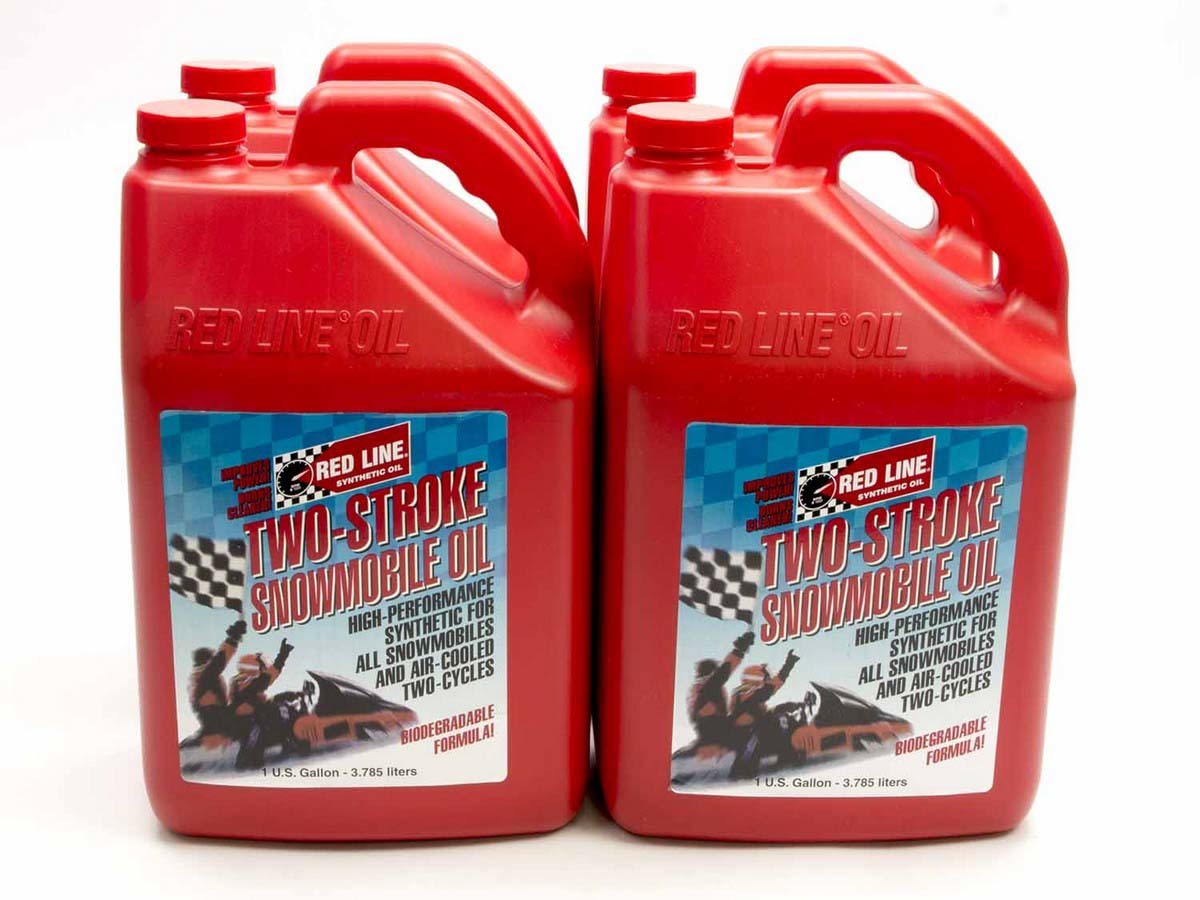 Redline Oil RED41025 2-Stroke Snowmobile Oil Case/4-Gal