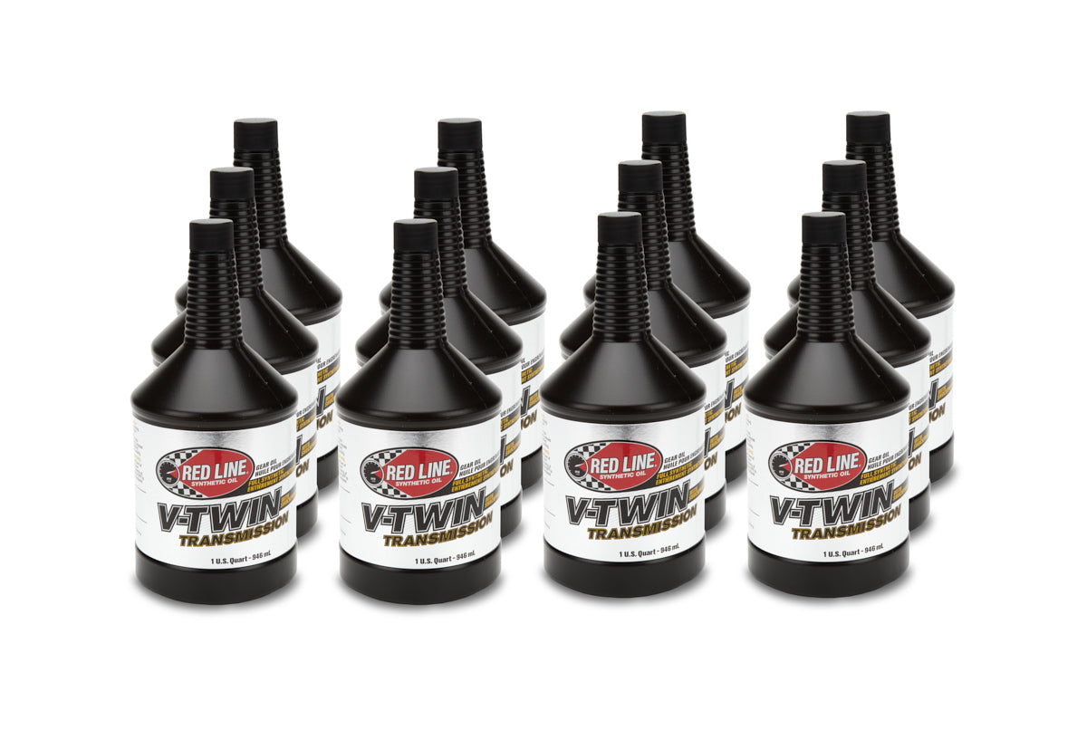 Redline Oil RED42824 V-Twin Trans Oil Shock Proof Case/12