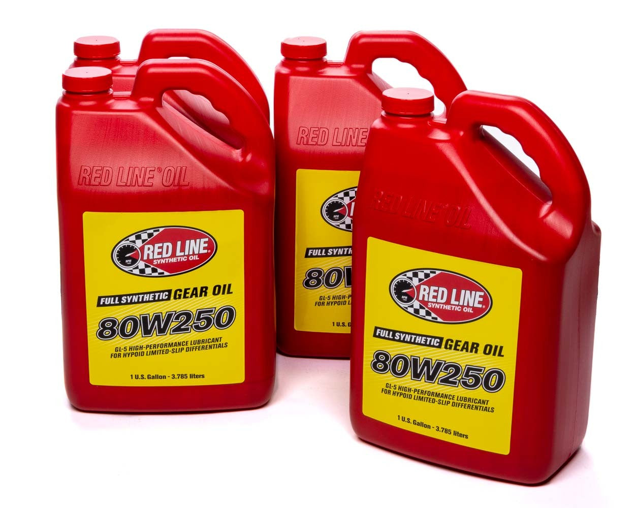 Redline Oil RED58625 80w250 Gear Oil Gl-5 Case 4 x 1 gallon
