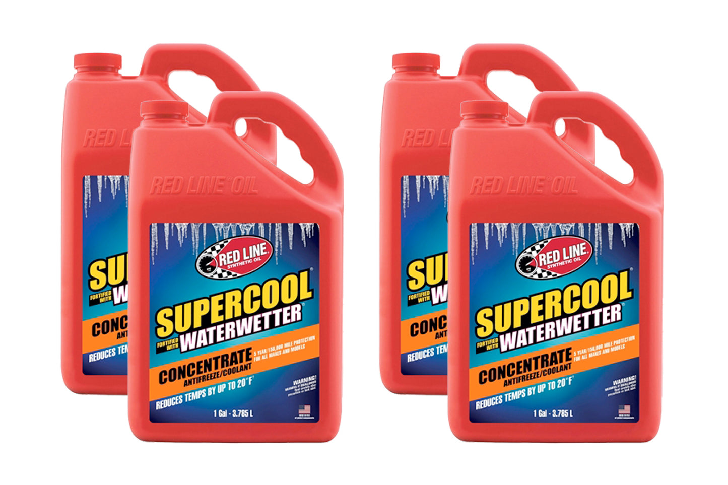 Redline Oil RED81225 Supercool Concentrate Coolant Case 4x1 Gallon