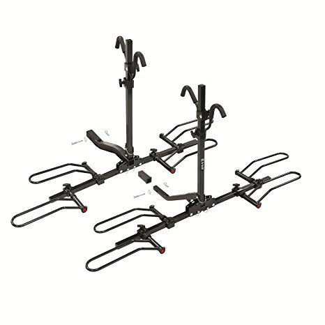 Reese REE63138 Q-Slot 4 Bike Carrier 4 Bike Rail Rack w/Tilt