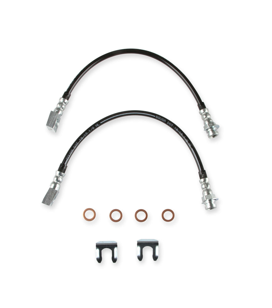 Rekudo REKRK402-1 Stainless Steel Brake Hose Kit Front