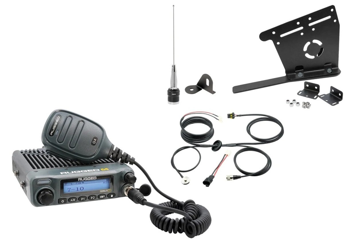 Rugged Radios RGRJP1-G4 GMRS Mobile Radio Kit Jeep Wrangler JL JLU