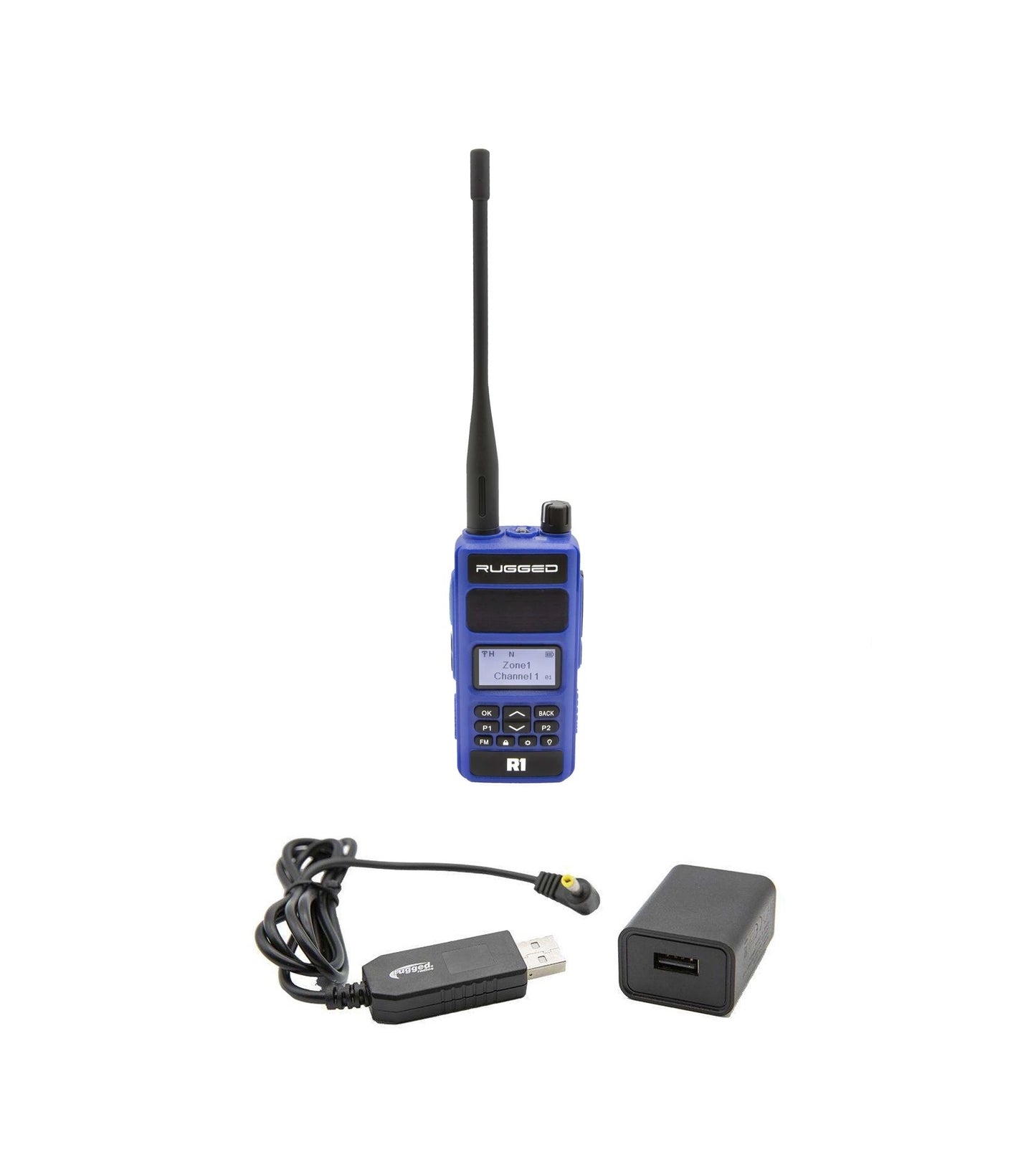 Rugged Radios RGRR1 Radio Rugged R1 Handheld Digital & Analog UHF/VHF