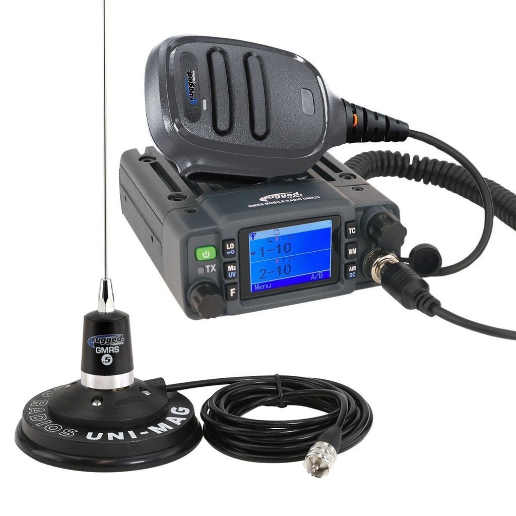 Rugged Radios RGRRK-GMR25 Radio Kit GMRS 25 Watt w / Antenna