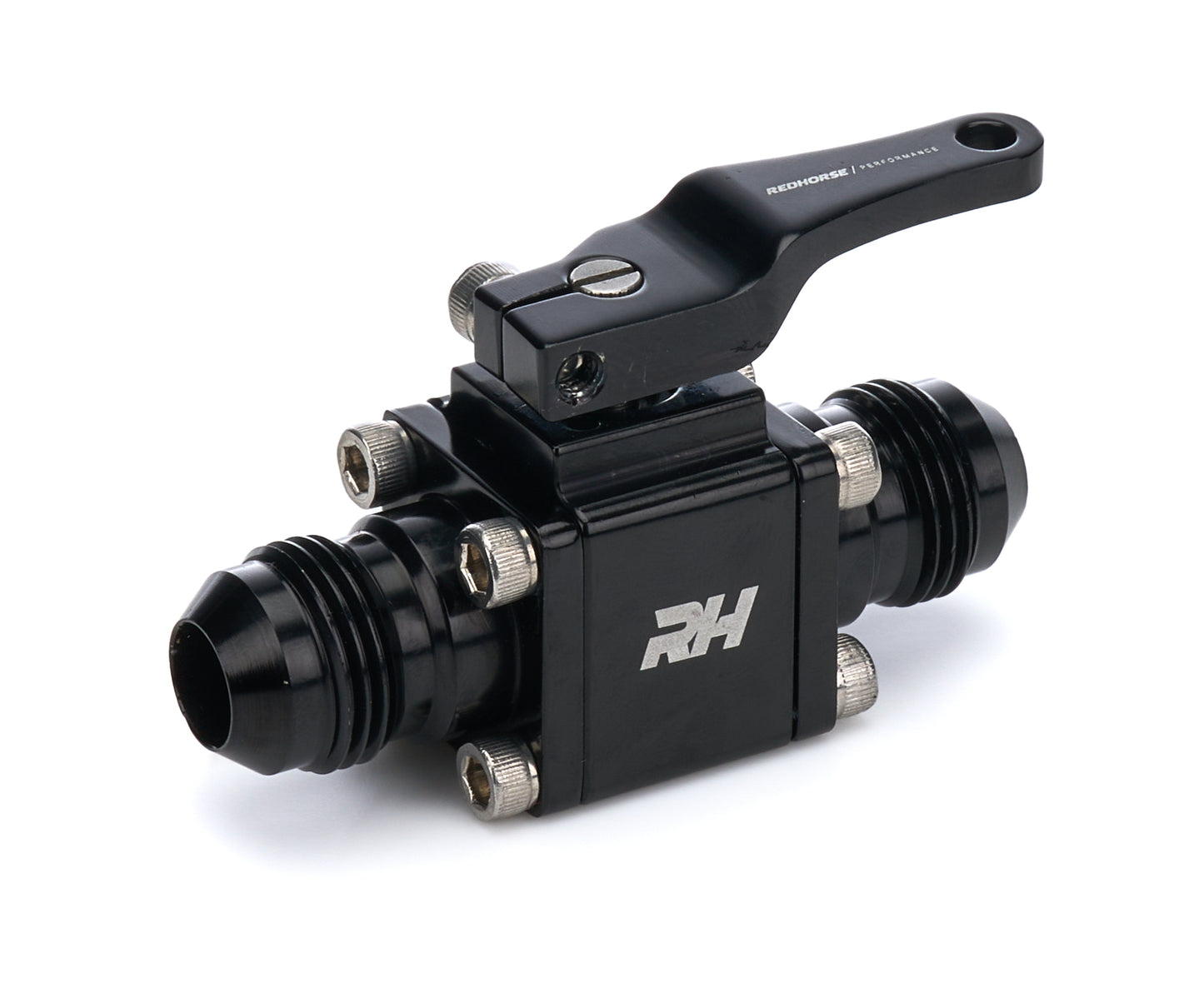 Redhorse Performance RHP4675-08-08-2 Inline Shut Off Valve 8AN Male Inlet/Outlet