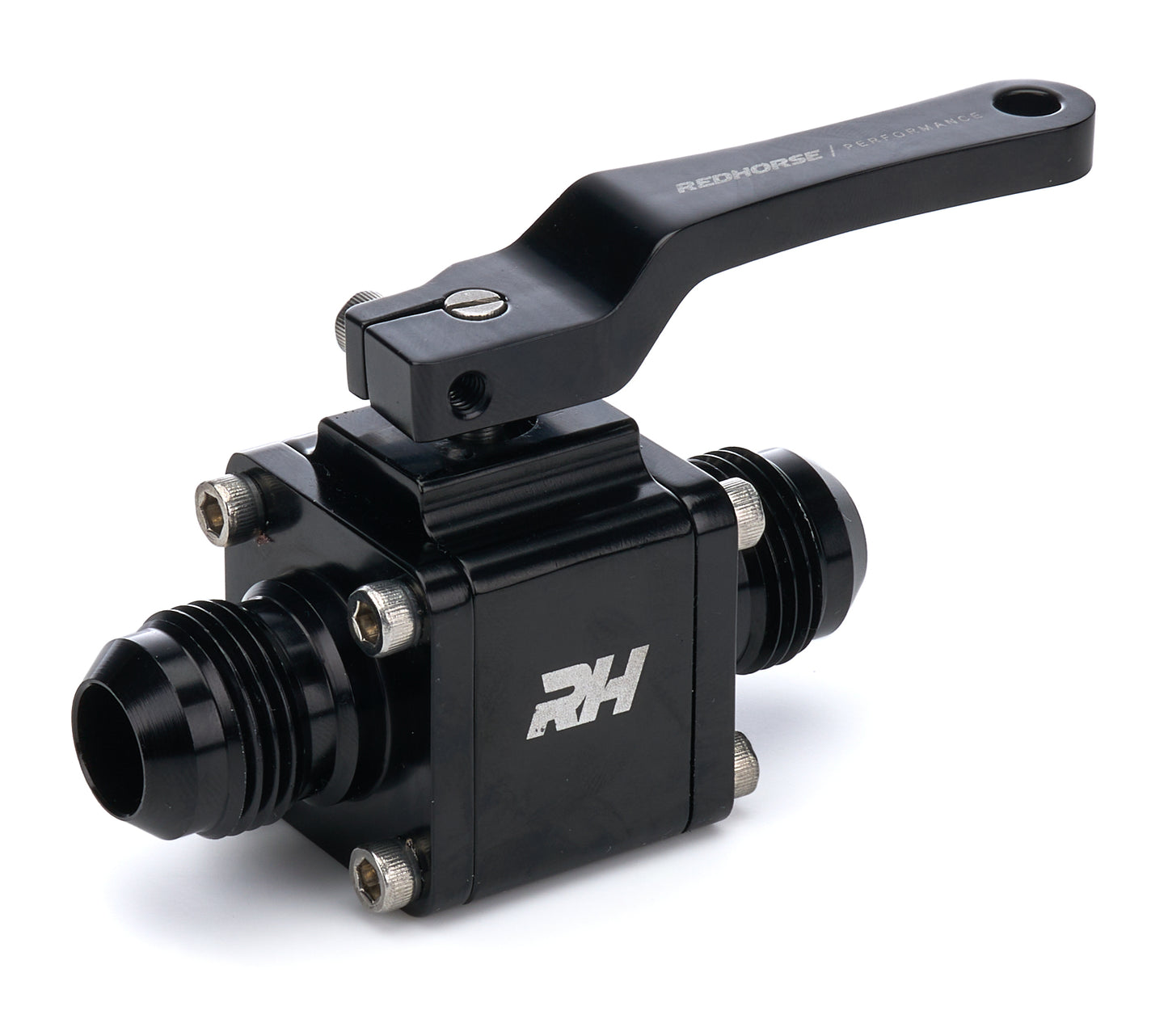 Redhorse Performance RHP4675-10-10-2 Inline Shut Off Valve 10AN Male Inlet/Outlet