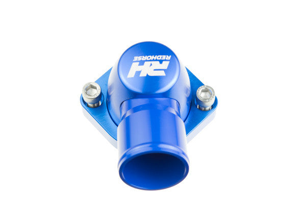 Redhorse Performance RHP4910-460-24-1 Alum Water Neck 1.50in Hose BBF 429-460 Blue