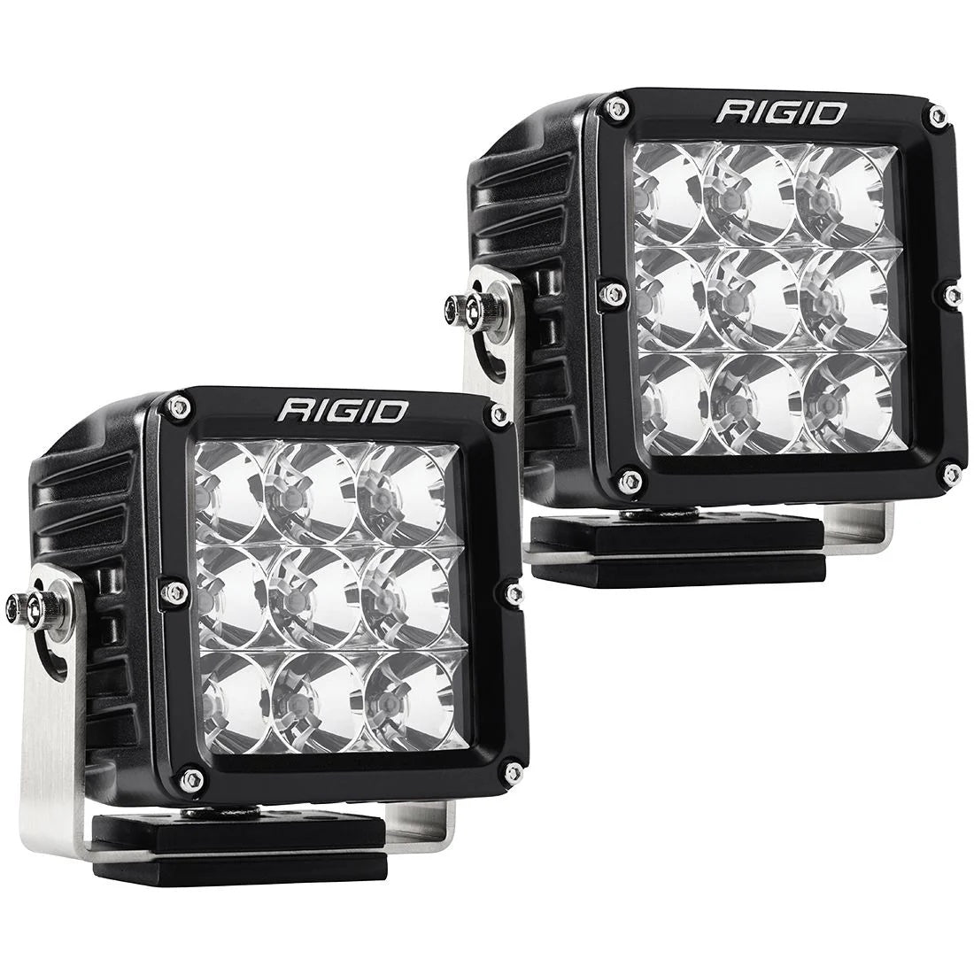 Rigid Industries RIG322113 LED Light 4x4in D-XL Pro Series Flood Beam Pair