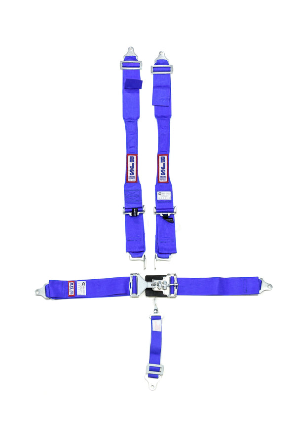 Rjs Safety RJS1142203 Harness System 5 Pt Blue Hans Shoulder Ind Wrap