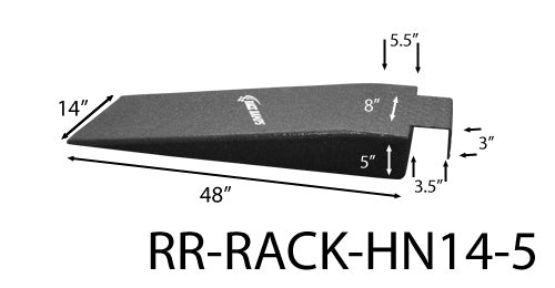 Race Ramps RMPRR-RACK-HN14-5 Hook Nosed Ramps 14in Wide x 5in High