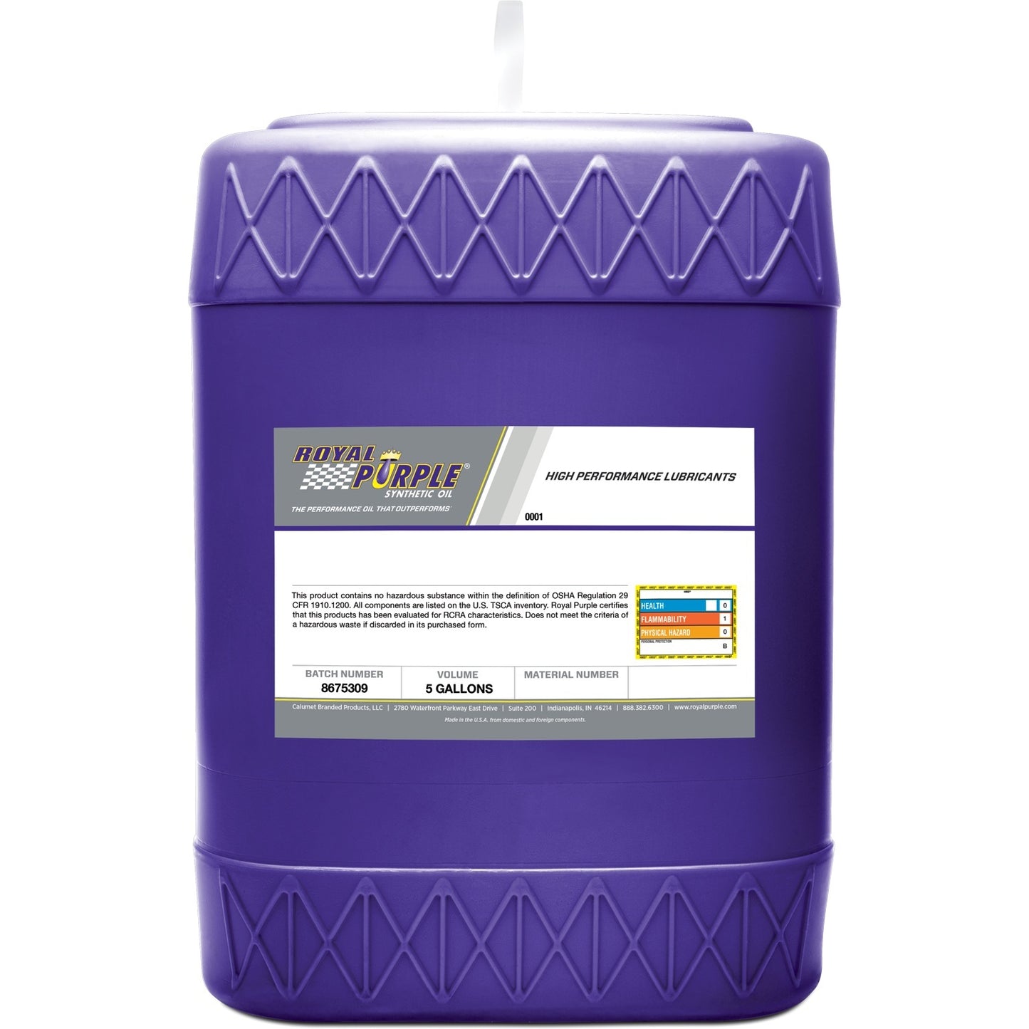Royal Purple ROY05540 Multi-Grade Motor Oil 5w40 5 Gallon Pail