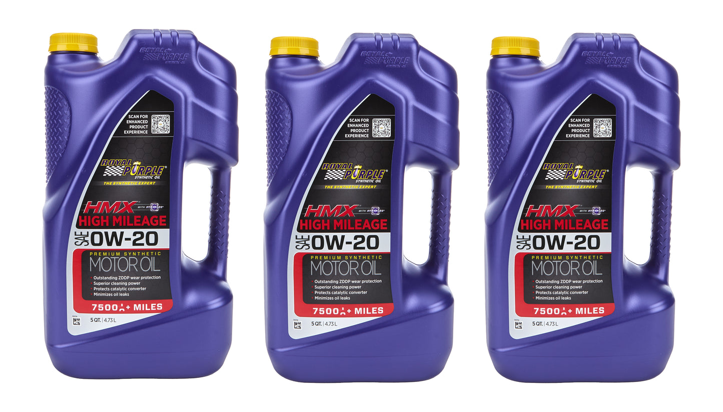 Royal Purple ROY11904 0W20 HMX Multi-Grade Oil Case 3 x 5 Quart