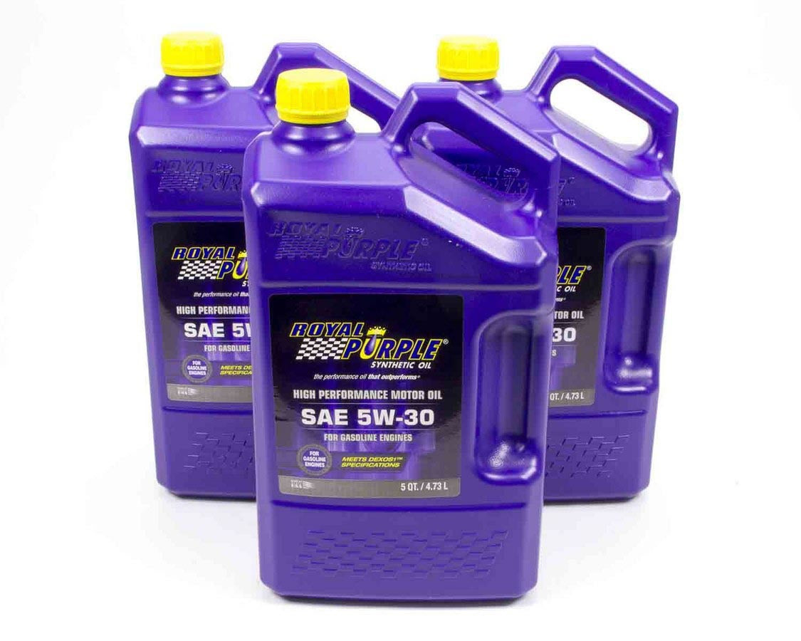 Royal Purple ROY53530 5w30 Multi-Grade SAE Oil 3x5qt Bottles