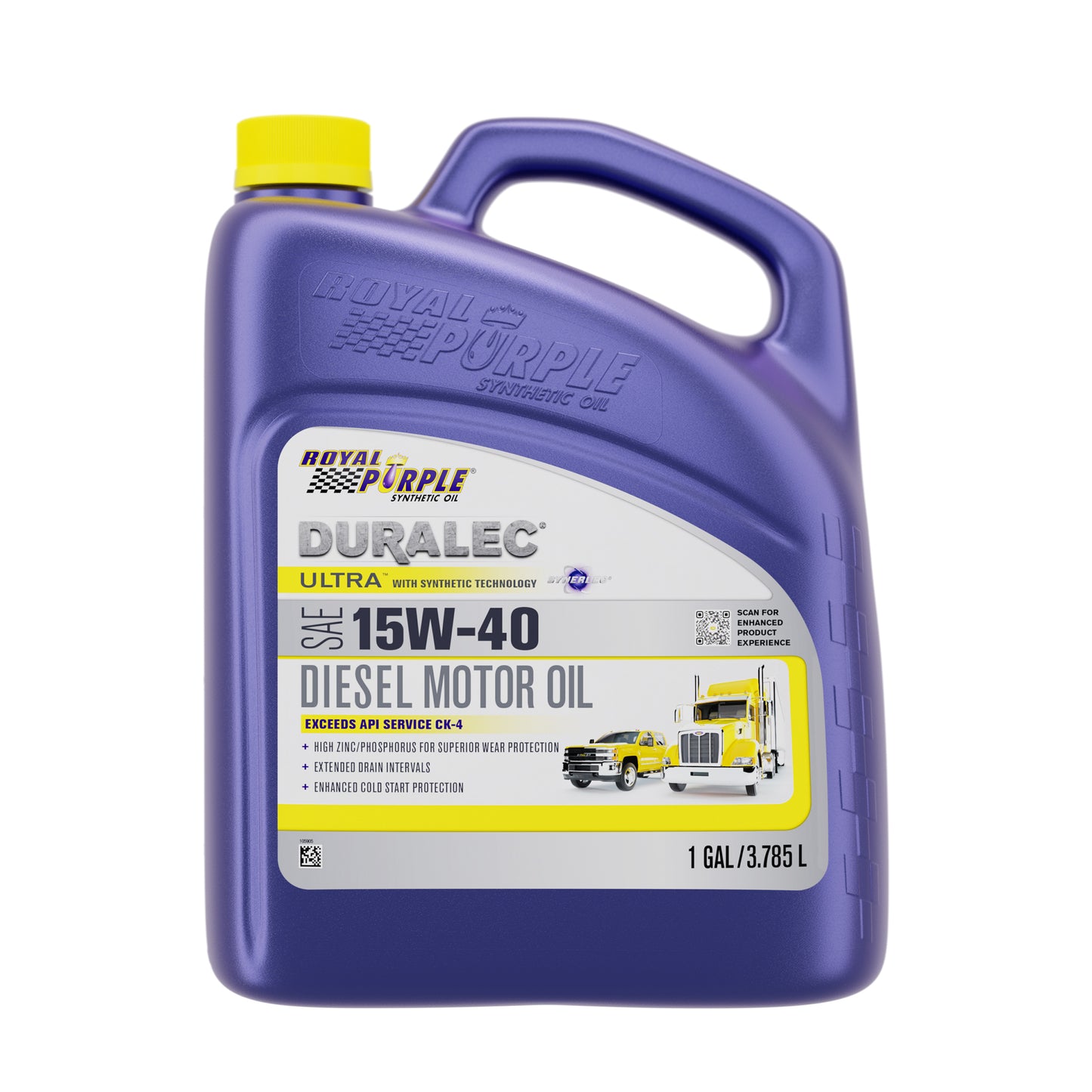 Royal Purple ROY80561 Duralec Ultra 15W40 Oil Case 3 x 1 Gallon