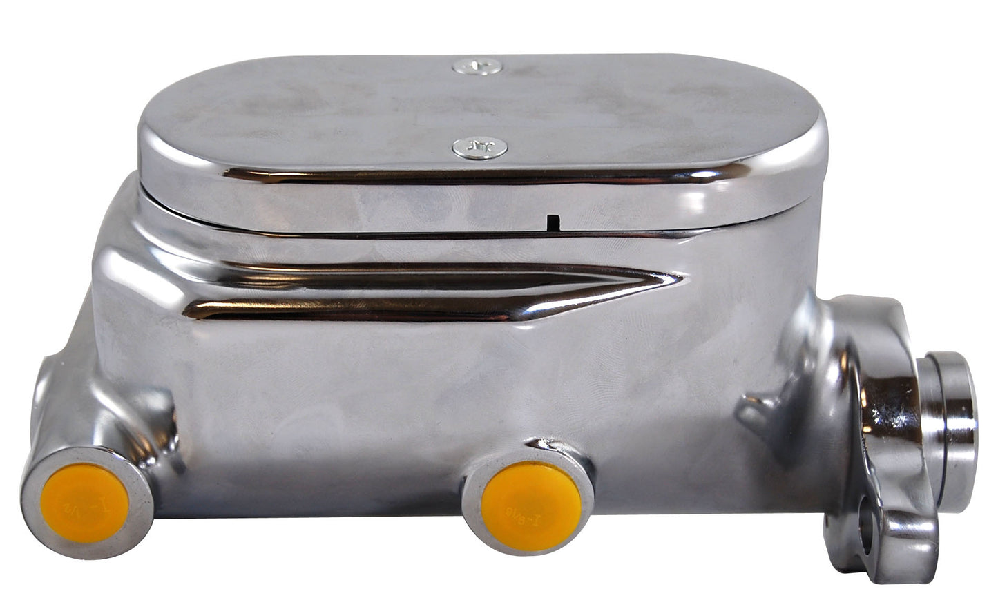 Racing Power Co-packaged RPCR3500 Chrome Alum Master Cylin der Smooth Top 1In Bore