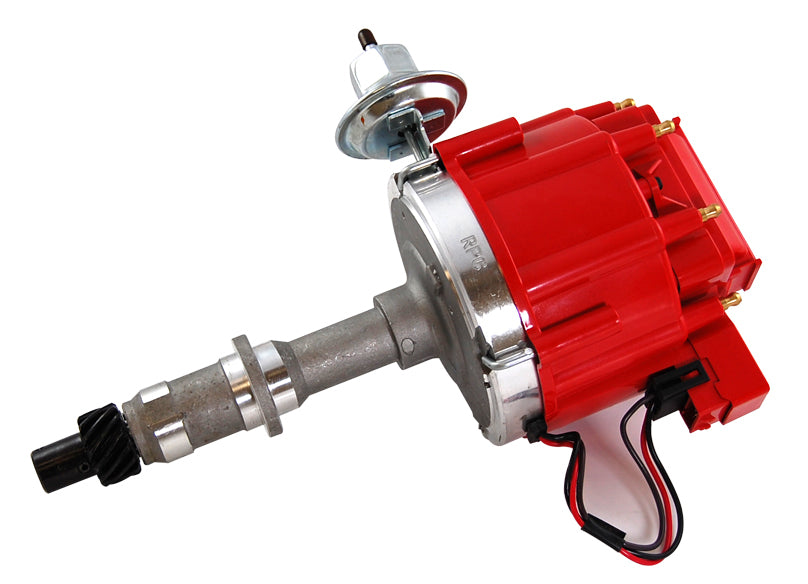 Racing Power Co-packaged RPCR3922 Pontiac HEI Distributor 50K Volt Coil - Red