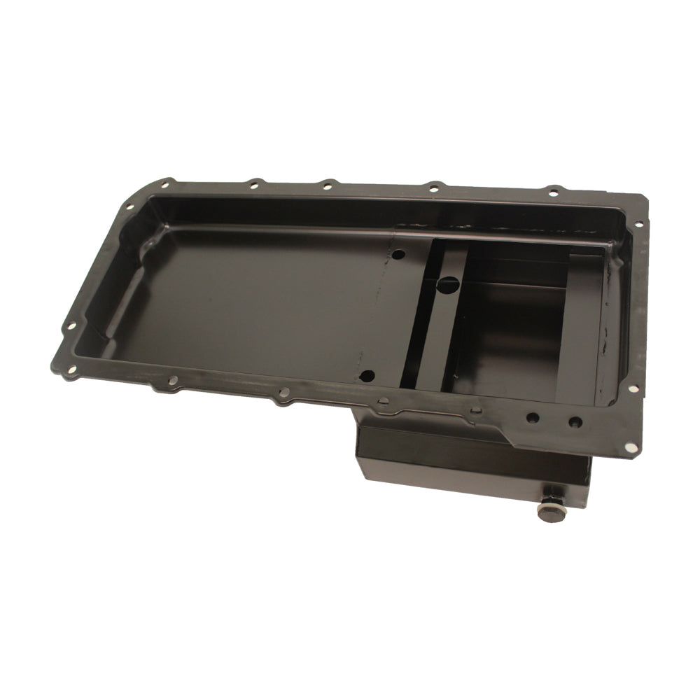 Racing Power Co-packaged RPCR4019BK GM LS1 Steel Oil Pan 7 Quart Black