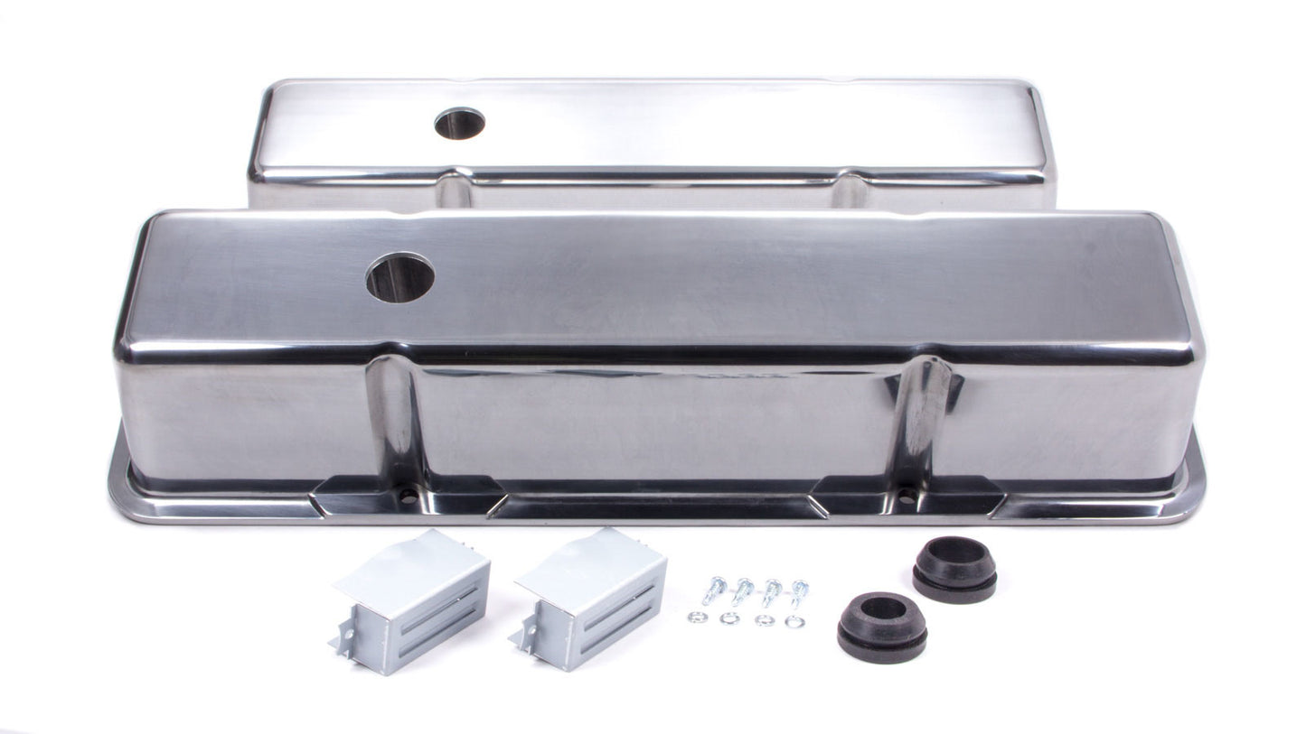 Racing Power Co-packaged RPCR6130-2 SBC Alum Tall V/C Plain Polished