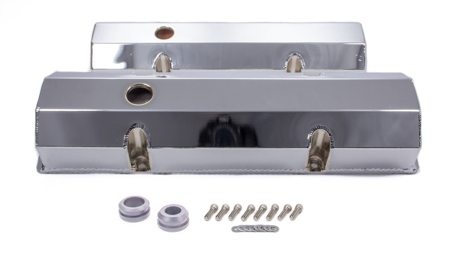 Racing Power Co-packaged RPCR6145C SBC Alum Fabricated Tall V/C Chrome