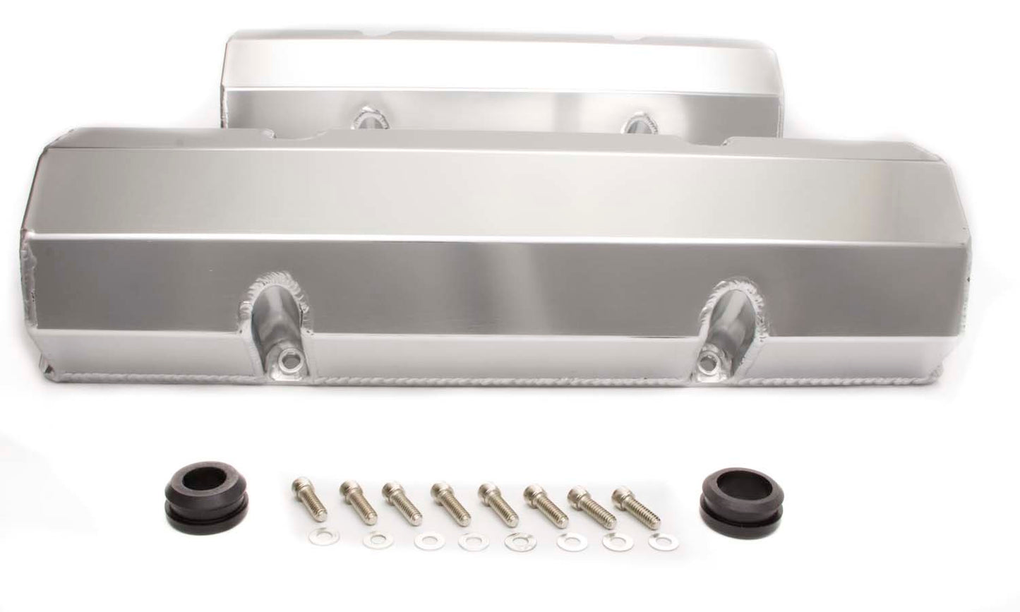 Racing Power Co-packaged RPCR6147 GM Fabricated Aluminum Valve Covers w/o Hole