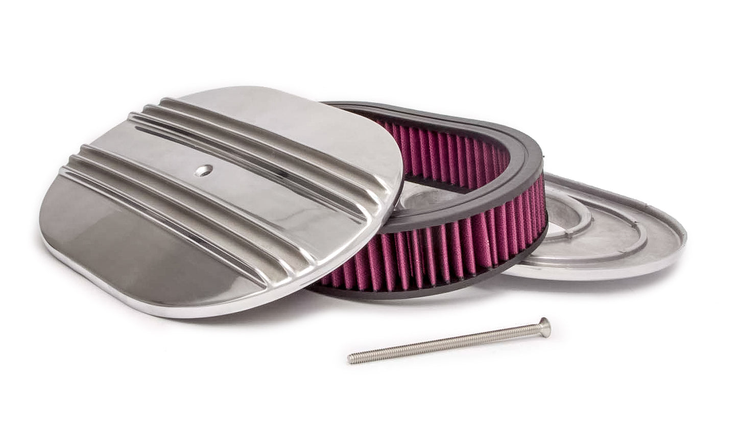 Racing Power Co-packaged RPCR6321 12x2 Alum Oval Finned A/C Polished