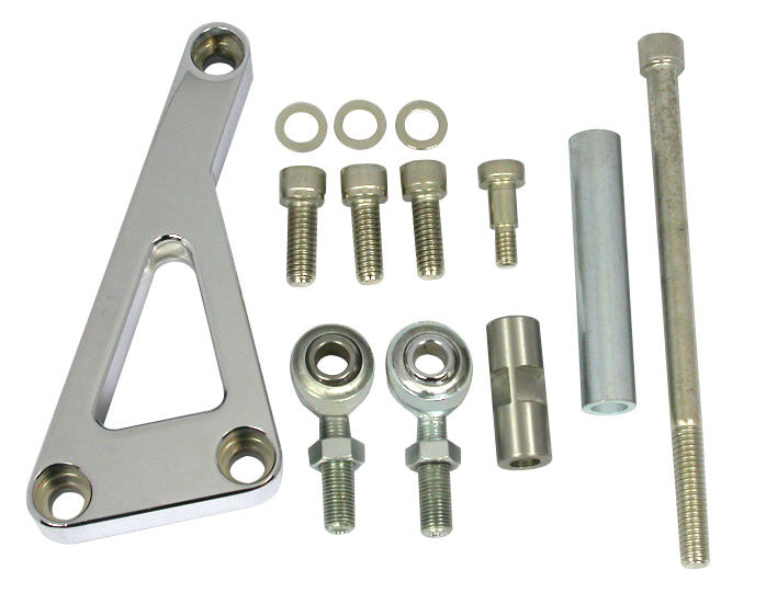 Racing Power Co-packaged RPCR6402 Chrome Alum SB Chevy Alternator Bracket Lwp