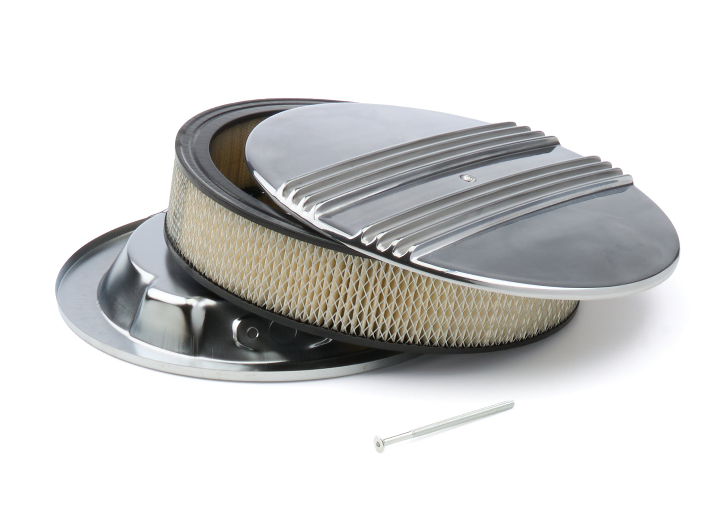 Racing Power Co-packaged RPCR6722 14x3 Alum Round Finned Flat Base A/C