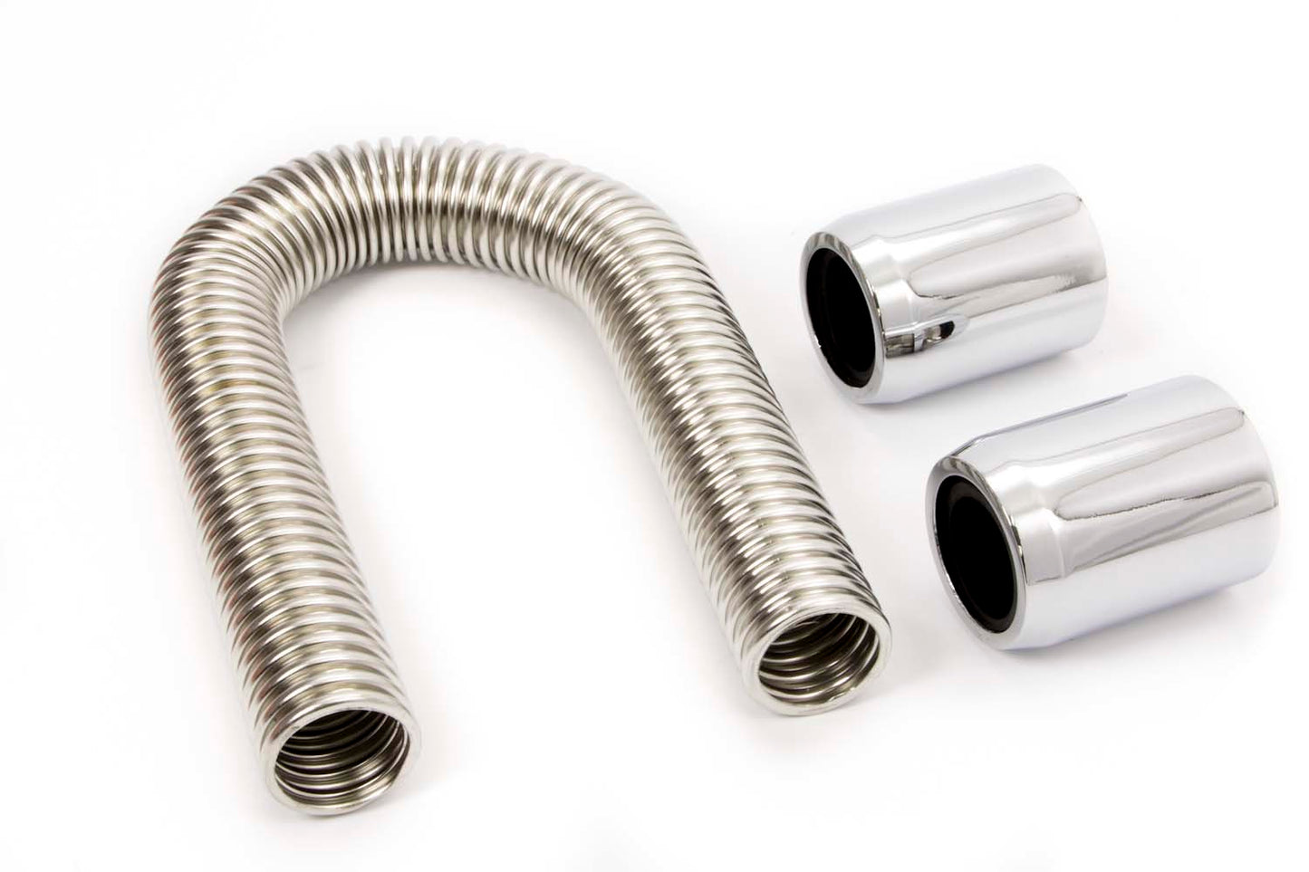 Racing Power Co-packaged RPCR7311 48in Stainless Hose Kit w/Chrome Ends