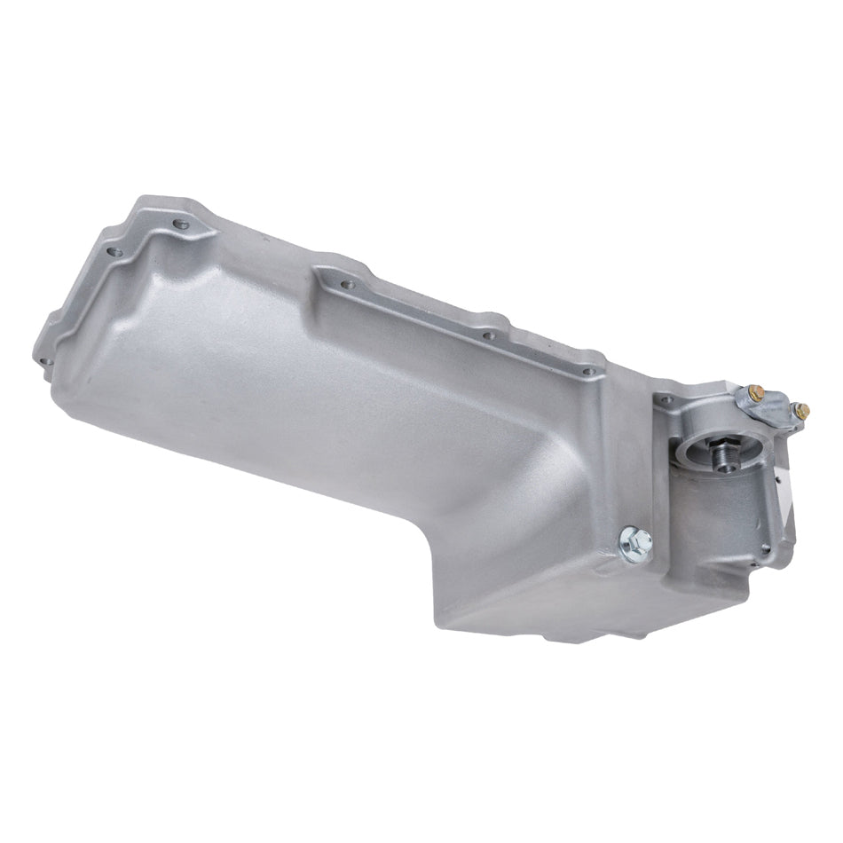Racing Power Co-packaged RPCR8460 GM LS Engine Aluminum Oil Pan 5.5 Qt. Satin
