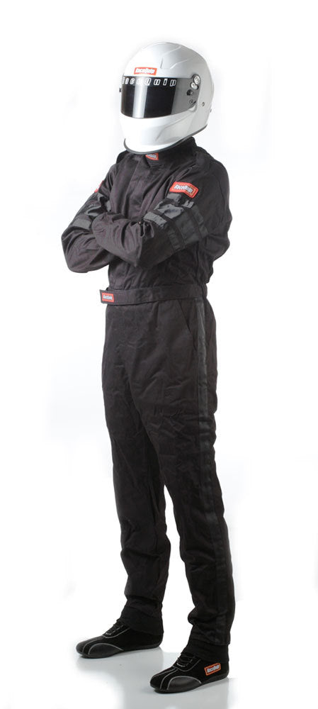 Racequip RQP110002 Black Suit Single Layer Small