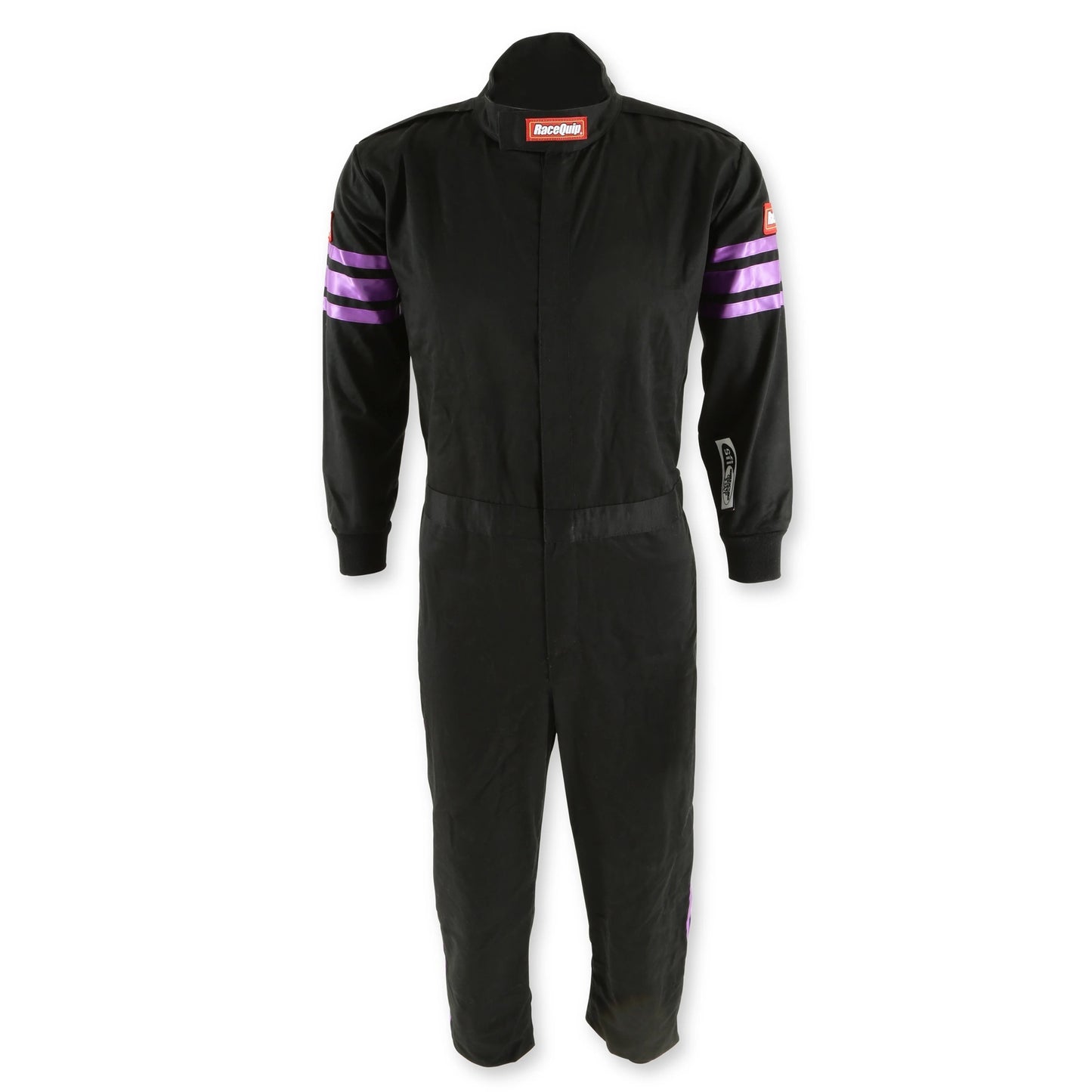 Racequip RQP1950591 Black Suit Single Layer Kids X-Small Purple Trim