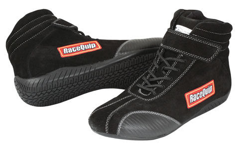 Racequip RQP30500125 Shoe Ankletop Black Size 12.5 SFI