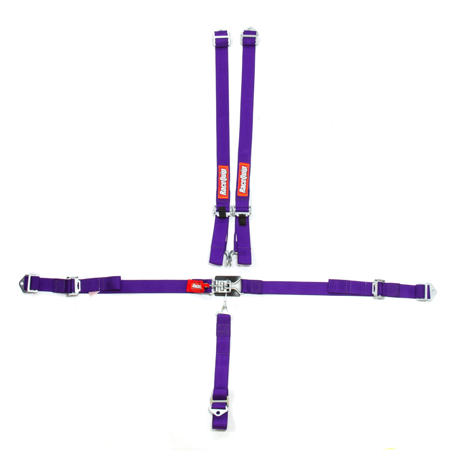 Racequip RQP709059 5pt Harness Set Jr LL Purple