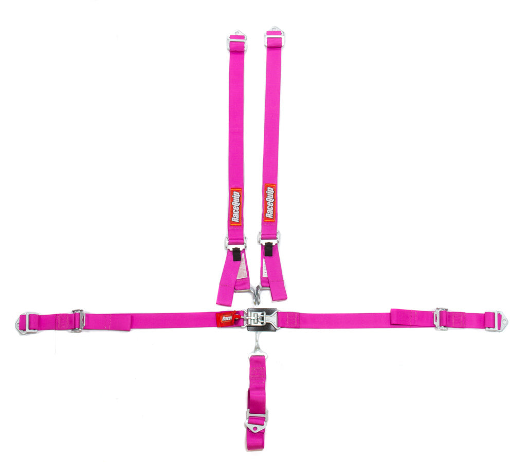Racequip RQP709089 5pt Harness Set Jr LL Pink