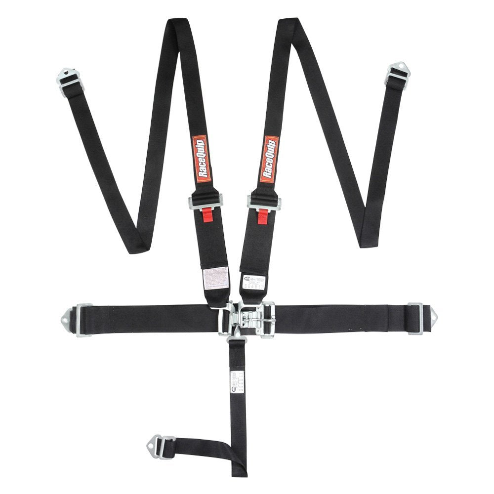 Racequip RQP717007 Harness 5pt HNR L&L Black