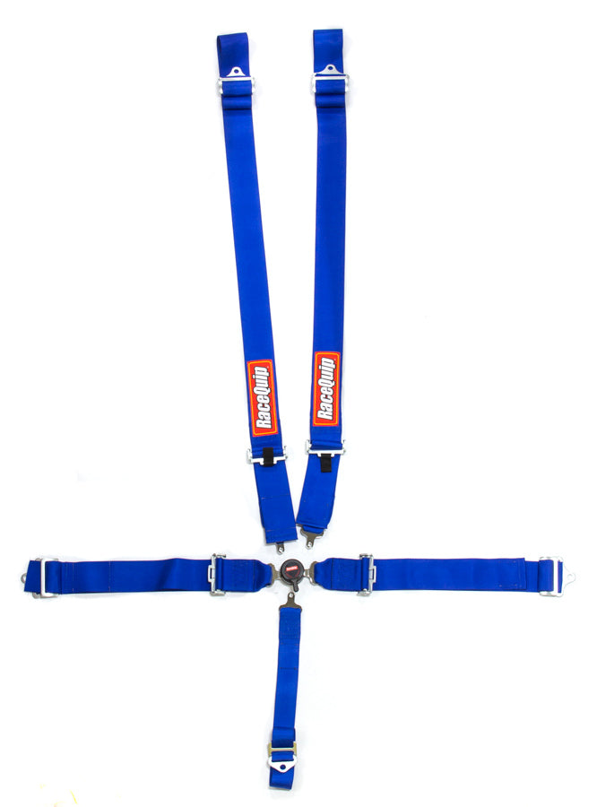 Racequip RQP741021 5pt Harness Camlock SFI Sportsman Blue