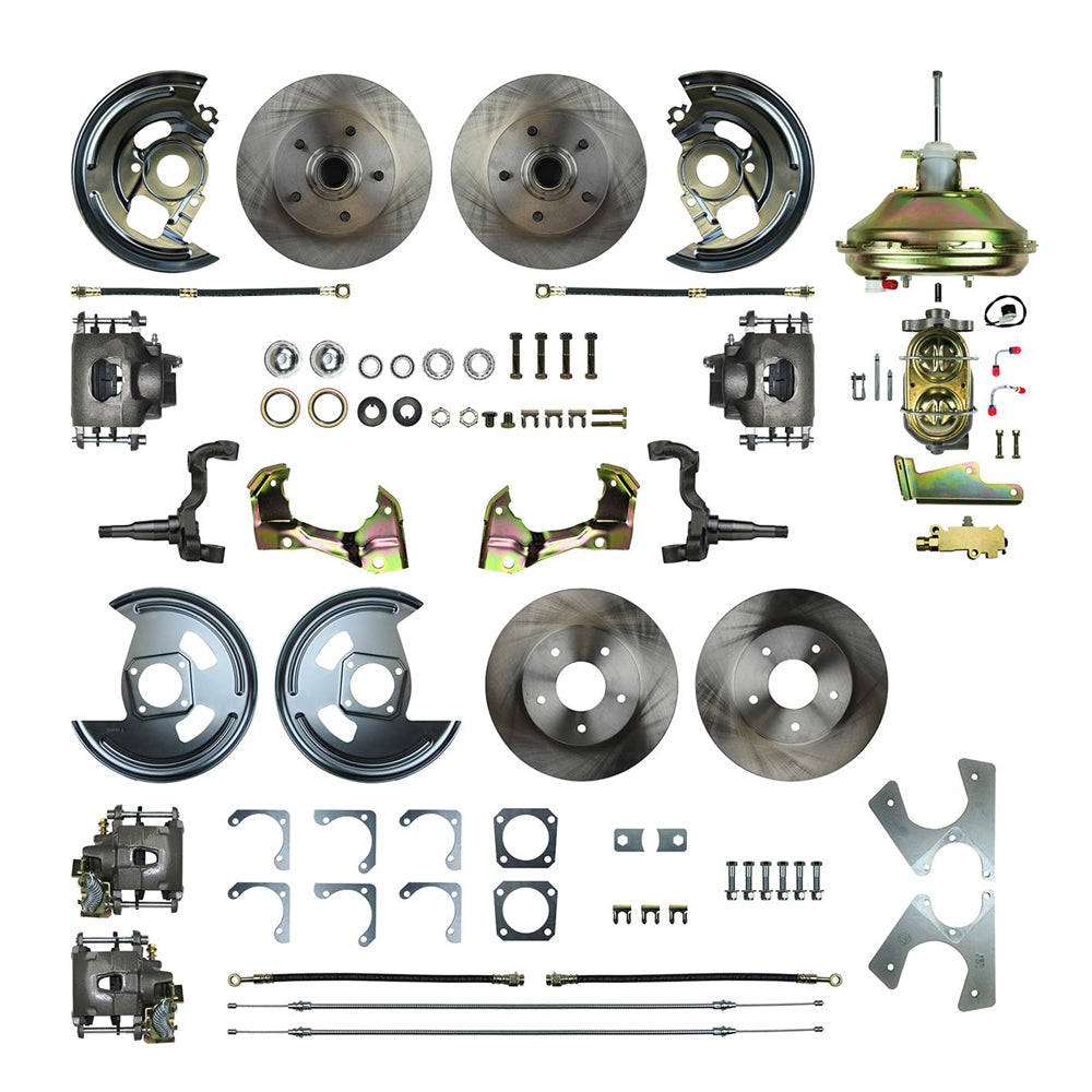 Right Stuff Detailing RSDAFXDC45C 4 Wheel Disc Brake Conversion Kit