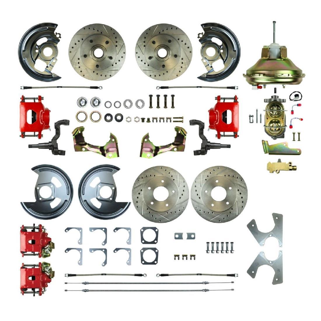 Right Stuff Detailing RSDAFXDC46CZ 67 - 72 GM A-Body Disc Brake Conversion