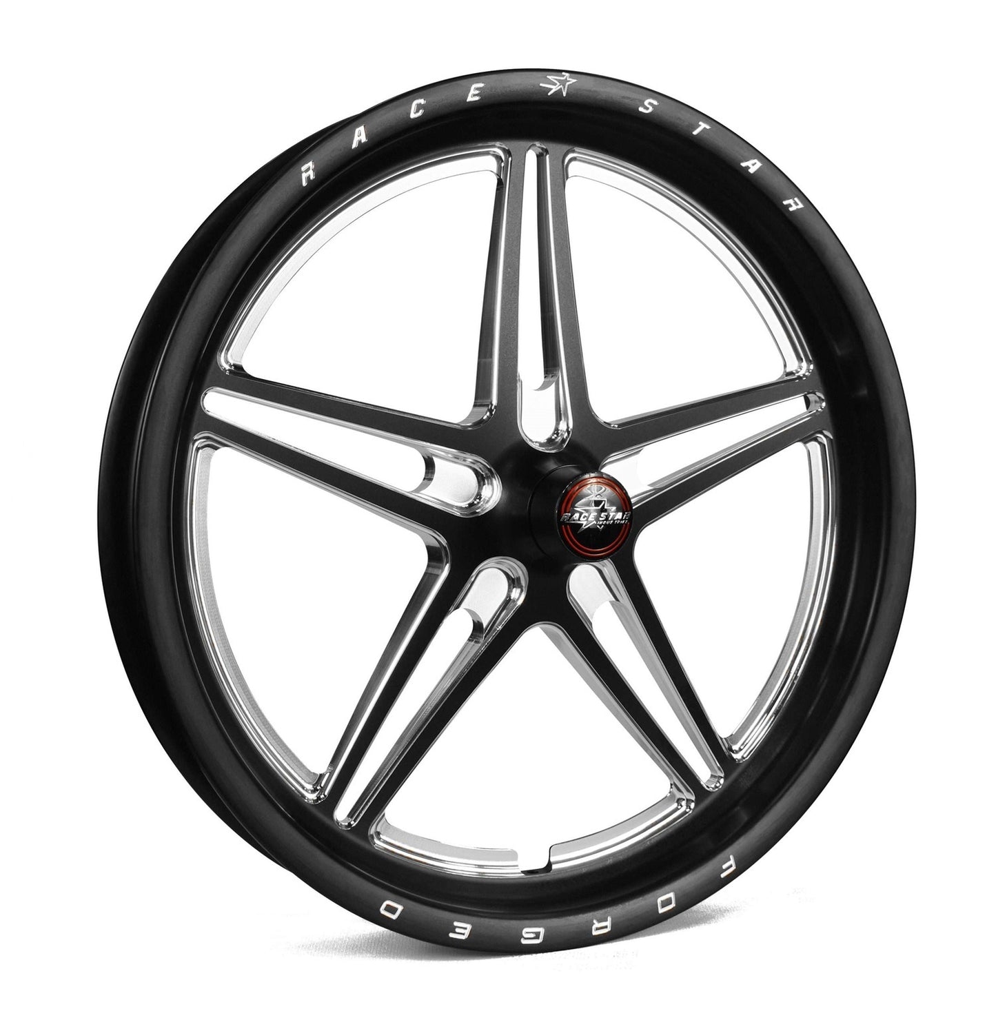 Race Star Industries RSI63-72400112AB 63 Pro Forged 17x2.4 Spi ndle Mount Black Anodize