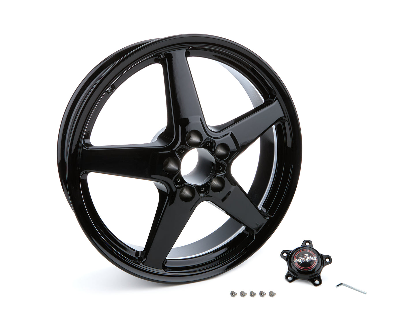 Race Star Industries RSI92-850445B 92 Drag Star Bracket Rac er Gloss Black 18x5