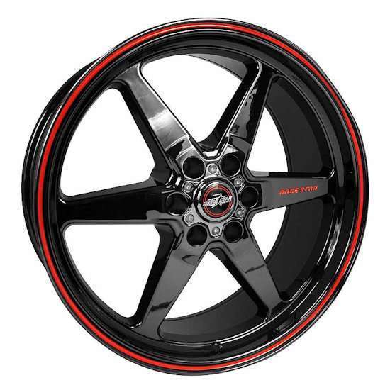 Race Star Industries RSI93-090851B 93 Truck Star Gloss Blac k 20x9 6x5.50BC 5.92BS