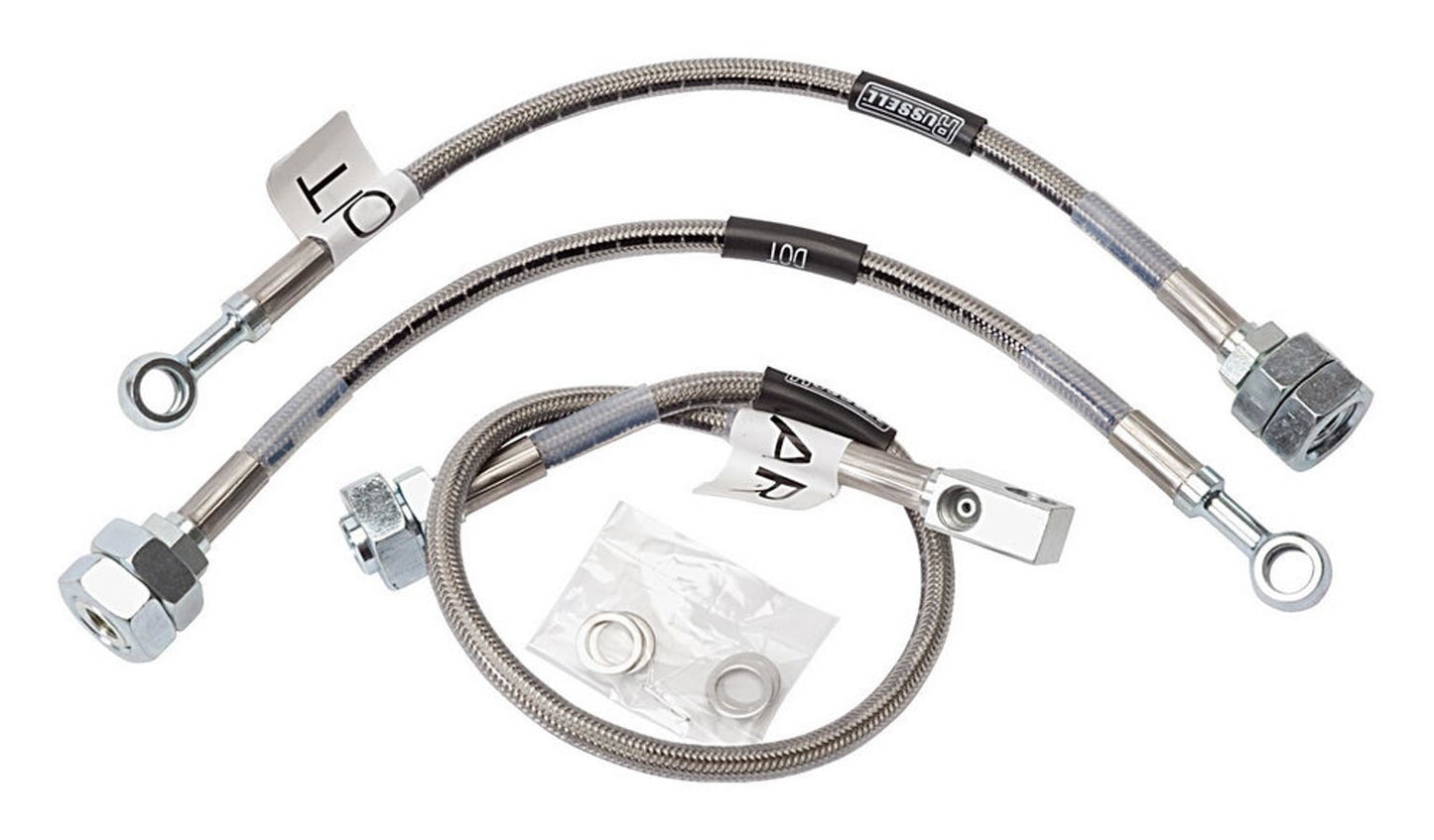 Russell RUS672330 Brake Hose Kit - GM S10/ S15 Trk/SUV 82-91 2wd