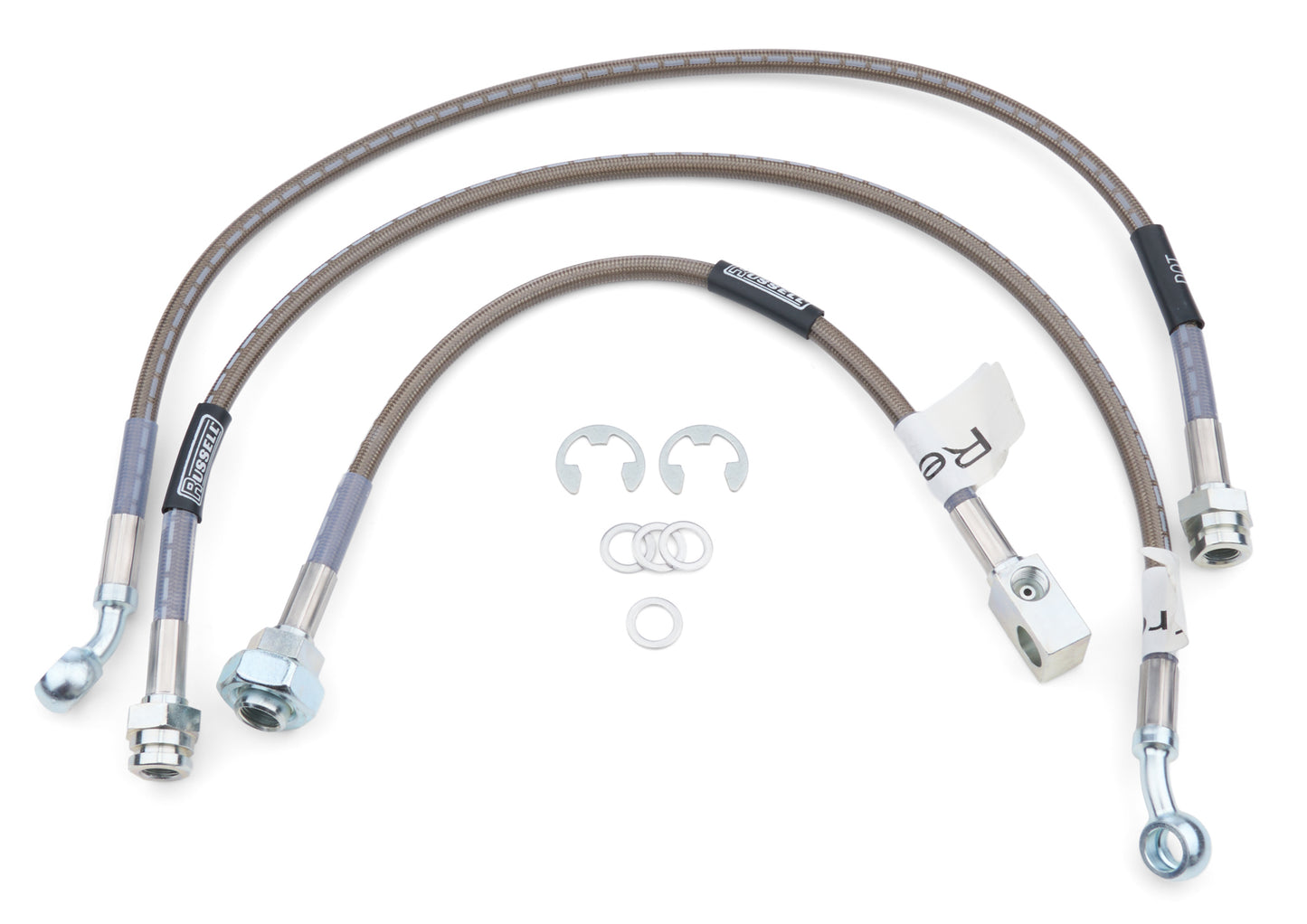 Russell RUS672420 79-87 K10/20 Brake Lines Front Disc Rear Drum