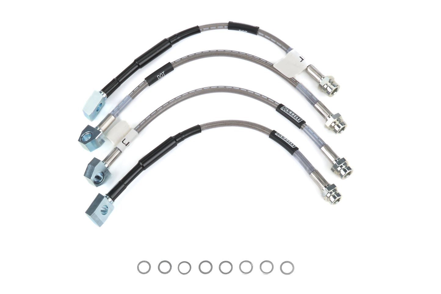 Russell RUS692020 S/S Brake Line Kit 88-92 Corvette